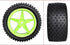 1/10 PreGlued 12mm Hex 2.2'' RC Buggy Wheels and Tires for Traxxas Redcat Shockwave WLtoys 144001 Off-Road Cars