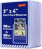 RIXUGIT 200ct 55pt 3" x 4" Hard Plastic Card Protector - 100ct Hard