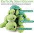 22 Inch 4.5 (22" 4.5 lbs) gnomantic Turtle Weighted Stuffed Animals - Pounds Weighted Plushies Sea Turtle Stuffed