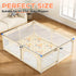 65x50 Tummy Baby Play Mats for Floor - In Thicken Soft Padding Foam Playmats for Toddlers Playpen - Non-Slip Baby