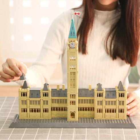 Oichy Building Blocks Set, Parliament Hill Architecture Model Kits, 608 PCS Creative Toy for Adults and Kids
