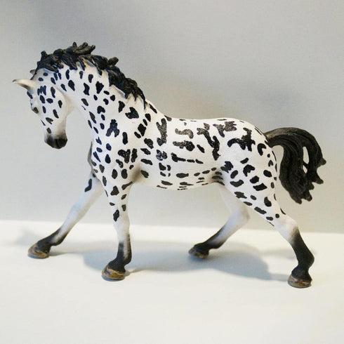 5inch Horse Toys - Denmark Knabstrupper Mare Toy for Girls and Boys, Educational Farm Life Horse Club Toy