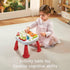 eJog Pup Baby Activity Table Learning & Fun, Baby DJ Table for Sitting Play, Keyboard Musical Toy and Detachable Red