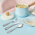 LIANYU 15-Piece Kids Utensils Silverware Set - Stainless Steel Toddler Hammered Flatware, Dishwasher Safe