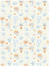 miaozhen 1 Pack 52x28 Cotton Baby Crib Sheets for Boys Girls Soft Comfy Orange Funny Sunflower and Bee Toddler Bedding