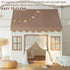 Kids Play Tent with Padded Mat, Large Playhouse for Kids Play House Indoor Castle Bed Tent for Toddler, Kid Toys