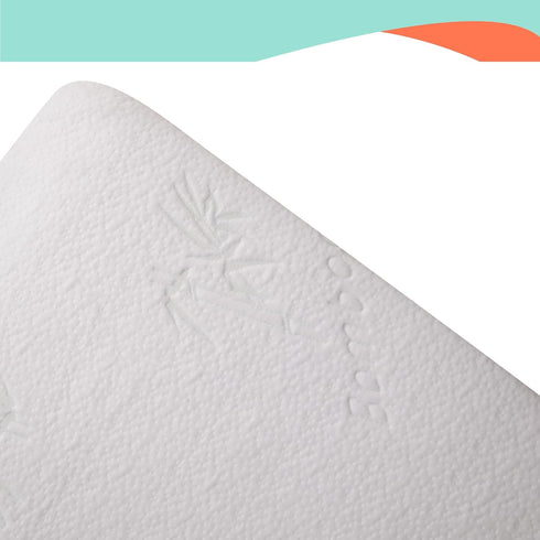 28x52 inches (2 Pack) Bamboo Rayon Baby Crib Mattress Protector - Waterproof Breathable Cooling Fitted Mattress Cover