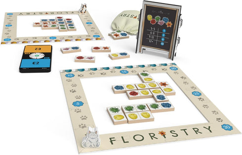 UP Games 12+, 2 20 Floristry Board Game - Competitive Flower Auction & Storefront Design! Fun & Creative Strategy Game