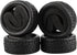 Soft Rubber Tires for RC 1:10 On Road Car, Pack of 4