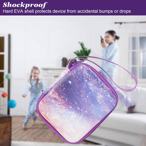 Travel Carrying Case for Bitzee Digital Pet, Protective Storage Holder for Kids Electronic Gadgets (Galaxy)