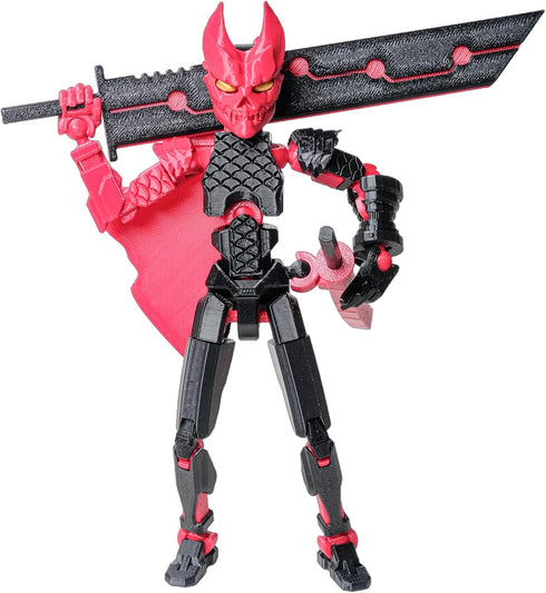 Dummy 20 8.1 inches, 10 1, 3D (Assembly Completed Action Figure, Strong Magnetic Accessories, in Printed Robot