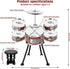 Set, 8 Set 1-3, 5-7 Kids Drum PCS Drum for Toddlers Kids Jazz Drums Ages Musical Instruments Toys for Beginner Boys