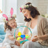 CHHOEAV 24 Pack Easter Mochi Squishy Toys Filled Easter Eggs, Plastic Easter Eggs Filled with Easter Squishy Toys