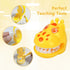 Cartoon Giraffe Dental Toy Set - Interactive Teeth Model with Toothbrush for Teaching Brushing, Baby Toddler Kids Tool
