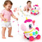 MOISTAR Bilingual Musical Crawling Toy for 1 Year Old Girl Gifts,Musical Unicorn Toys