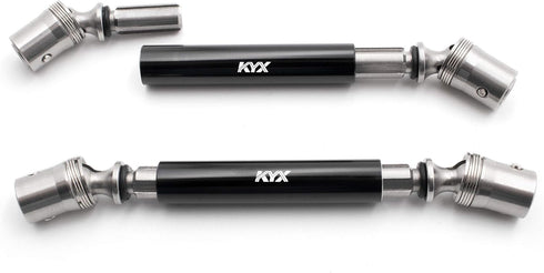KYX Racing Stainless Steel Center Drive Shaft, Upgrades Parts Accessories for RC Crawler Car Axial Capra Unlimited