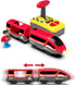 Train Track Accessories Remote Control Train, Battery Operated Locomotive Train Toy for Toddlers Train Set, Powerful Engine Train Vehicle Fits All Major Brands Railway System (Battery Not Included)