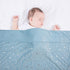 Baby Blanket for Boys Girls, Soft Minky, 30x40 Inch, Star and Moon Printed, Double Layer Dotted Backing