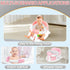 Gotof 6 Baby Bath Seat for Babies Months & up, Non-Slip Toddler Bath Seats for Babies Sitting Up,Safe Infant & Newborn