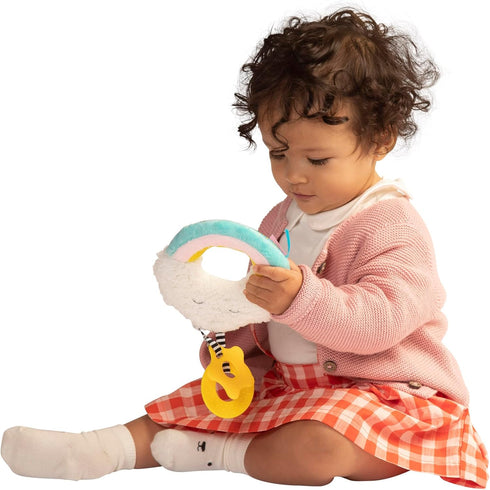 Manhattan Toy Cherry Blossom Days Cloud Rattle with Teething Features