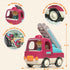 Baby Toys with Fine Motor Activities, Push & Go Cars for 1-3 Year Olds, 2 Pack Interactive Toys