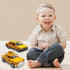New York City Taxi Cab Toy, Yellow Cab Diecast Model with Pullback Action for Toddler Age 3+ (Pack of 2)