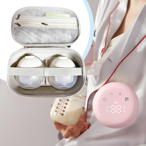 Genrico for Breast Pump - Multi-Compartment Storage Case for Mom and Kids | Pu construction keeps pump and accessories