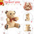 Junkin 48 Pcs Mini Bear Stuffed Animal, 4 Inch Tiny Bear Dolls for DIY Keychain Party Favor Wedding Decor