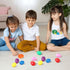 Augshy 14 PCS Plastic Egg Shakers, Colorful Percussion Musical Egg Maracas for Kids Toys