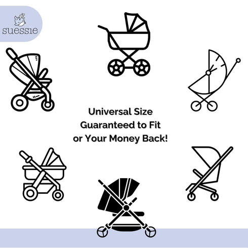 Reversible Stroller Seat Insert - Suessie Liner in Sand Stripe