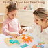 3-5, Counting 2-4, 5-7 Montessori Math Learning Toys for Toddlers Double-Sided Finger & Number Tracing Board, Preschool