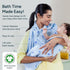 100% 30" 30", Pack 2 Hands-Free Hooded Towel - Organic Premium Muslin Cotton, x Ultra-Absorbent, Soft, Breathable