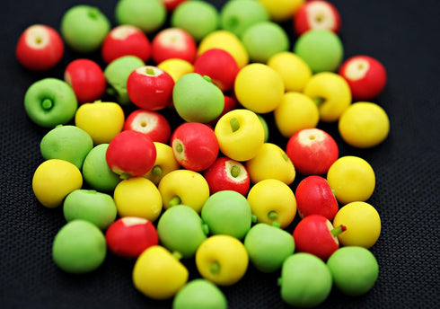 1shopforyou 20 no.1 Realistic Fake Fruit Artificial Lifelike Mix Apple pcs Dollhouse Miniatures Food Kitchen
