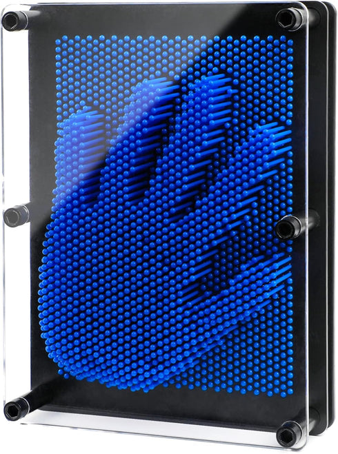 3D Pin Art Toy, Sensory Board for Kids Age 3+, Fidget Toy for Boys Girls, Birthday Gifts (Dark Blue)