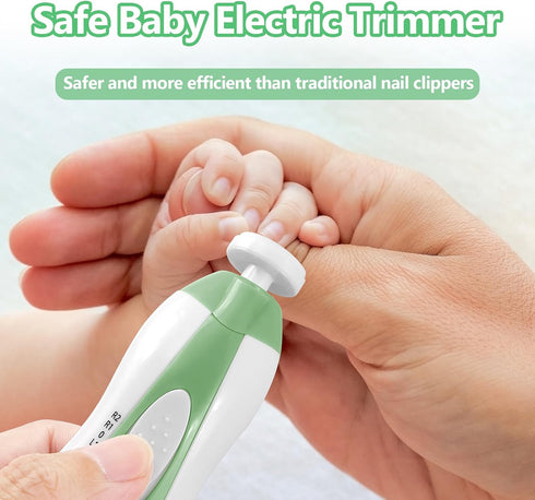 Trimmer 6 1 Set Qunlions life Baby Nail Electric, in Rechargeable Baby Nail Clippers Manicure Grooming Kit for Toddler