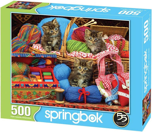 Springbok 500 Piece Jigsaw Puzzle Sew Cute - Made in USA