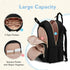mommore Backpack, Large-27L) Diaper Bag Stylish Travel Baby Bag with Insulated Pockets, Changing Pad and Stroller