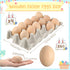 60 Beeveer Pcs Wooden Eggs for Crafts Unpainted Eggs with Blank Egg Cartons, Wooden Fake Food Egg to Paint for Easter