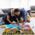 HUADADA - 1000 Piece Puzzles for Adults - Cherry Blossoms in Osaka Castle, Colorful Educational Games