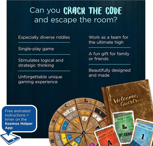 EXIT: The Cursed Labyrinth | Exit: The Game - A Kosmos Game | Family-Friendly Escape Room for 1-4 Players, Ages 10+