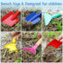 UMUACCAN 8'' Set,Spoon, Shovel6 Beach Toys for Kids,Beach Sand Toys, Metal Sandbox Toys with Sturdy Wooden Handle,Safe