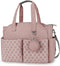 Lmbabter Diaper Bag Tote with Changing Station Upgrade Multi-Function Baby Bag with