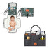 KeaBabies Portable Diaper Changing Pad and KeaBabies Diaper Caddy Organizer - Waterproof