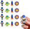 Space Erasers for Kids, 16Pcs 3D Outer Space Take Apart Puzzle Pencil Erasers