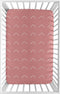 Sweet Jojo Designs Mauve Pink Boho Arrow Girl Fitted Mini Crib Sheet