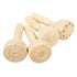 READY 2 LEARN Wooden Dough Stampers - Set of 4 for Kids Playdough and Pottery Texture Tools