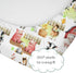 52" 28" HawSkgFub Farm Animal Life Barn Fitted Standard Crib Sheet for Baby Boy Girl, Neutral Cow Horse Pig Sheep