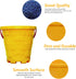 Holady 7.3'' Summer Plastic Beach Castle Mold Buckets, Large Size Sand Bucket Water Bucket for Beach Fun Great Party