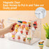 3 (1, Acrylic Display Cases for Collectibles, Tier Clear Shelf Boxes for Figures, Miniature Dustproof and Stackable