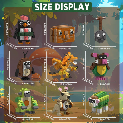 Myth Qholve 9 1 Italian Brain Rot Unique Cartoon Characters Building Blocks in Educational & Entertaining Gift Idea